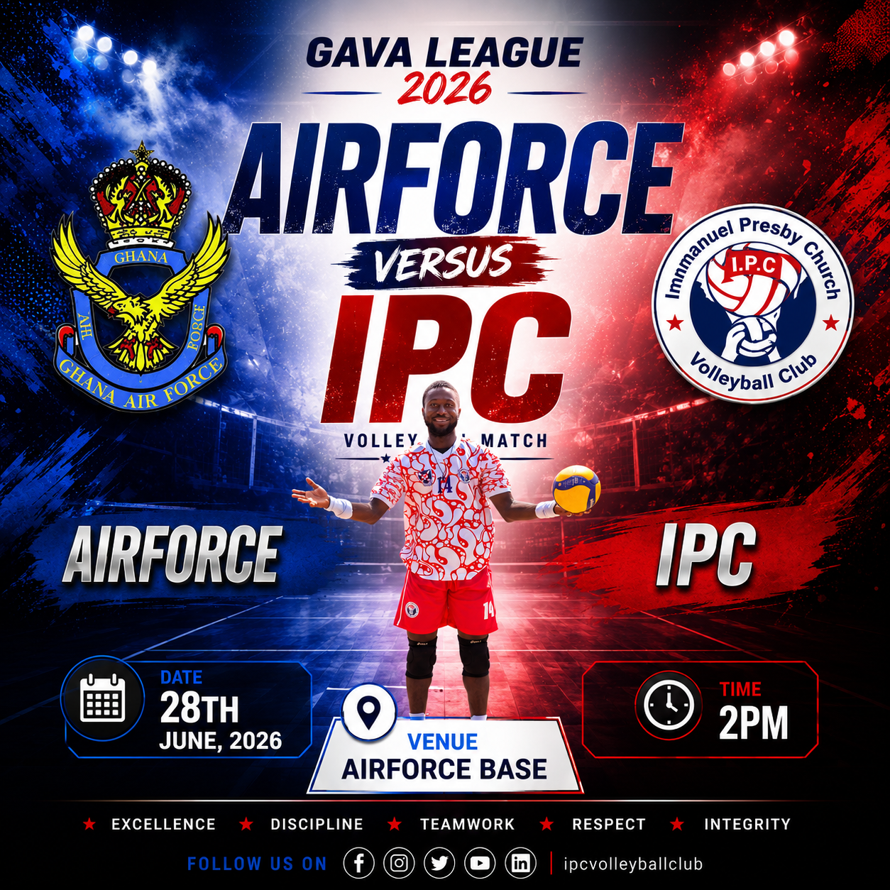 IPC Volleyball Club Set For Air Force Clash